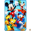 Disney's Mickey's Roadster Racers, "4 Ever" Micro Raschel Throw Blanket, 46" x 60", Multi Color