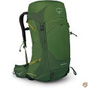 【 先着55名! 2日間限定ゾロ目555円クーポン】Osprey Stratos 44L メンズ ハイキングバックパック シーウィード/抹茶グリーン, 海藻/抹...