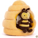 【 先着55名! 2日間限定ゾロ目555円クーポン】Jellycat ハニーホーム ハチのぬいぐるみ 7インチ マルハナバチ ぬいぐるみ クラシックな子供用ギフ...