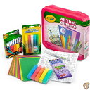 【 先着55名! 2日間限定ゾロ目555円クーポン】Crayola All That Glitters Art Case Gift for Kids 5 & U...