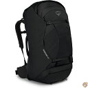 【10日8時間!777円クーポン20名様】Osprey Farpoint 80L メンズ トラベルバックパック ブラック