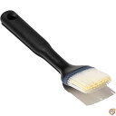 OXO 調理用 ハケ シリコンブラシ 液を含みやすい2種の刷毛先 食洗器対応 小 ブラック