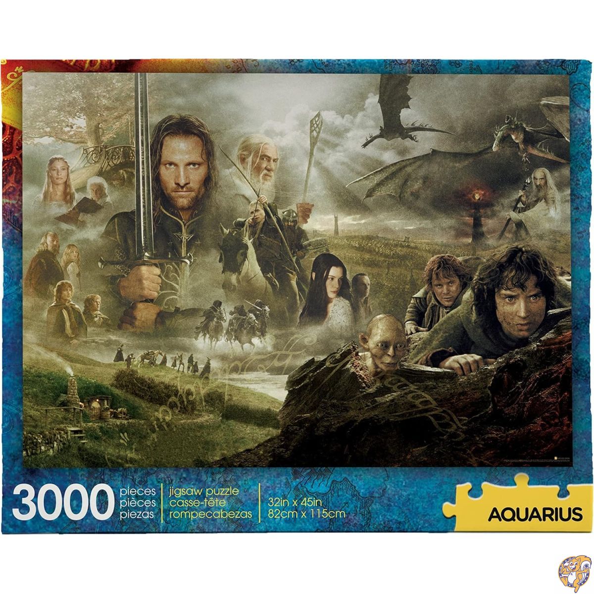 The Lord Of Rings (ロード・オブ・ザ・リング) 映画シリーズ3部作 3000 Piece Jigsaw Puzzle (3000 ピース ジグソーパズル) [並行輸入品]