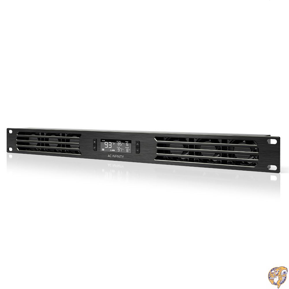 AC Infinity CLOUDPLATE T1-N ラック マウント ファン パネル 1U [吸気型] AV機器 ホームシアター ネッ..