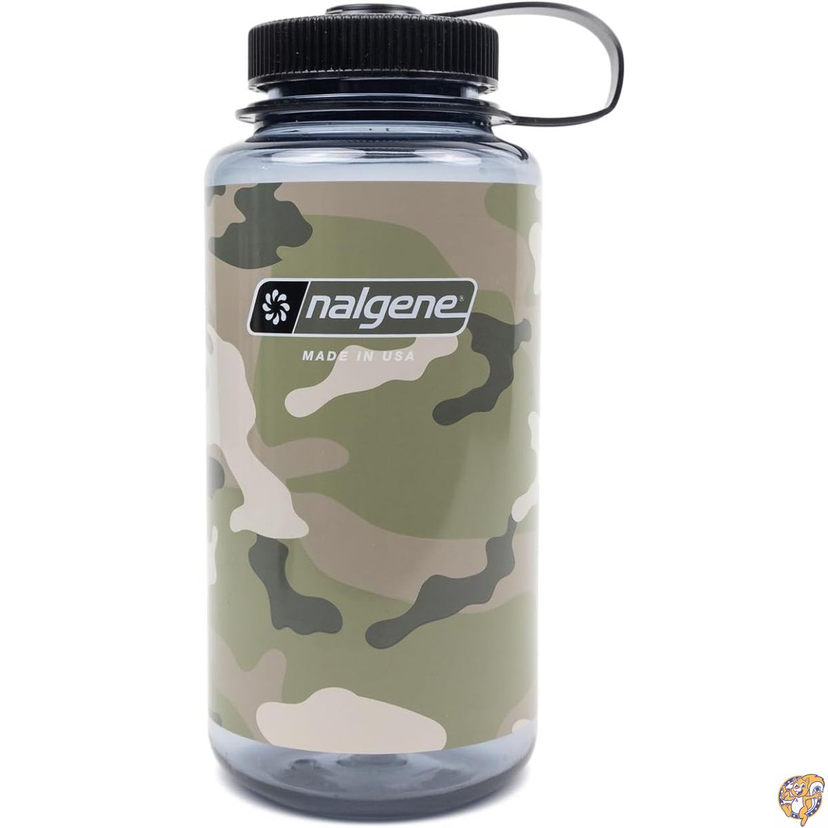 【クーポン配信中】Nalgene 32 oz Wide Mouth Gray with Black Camo