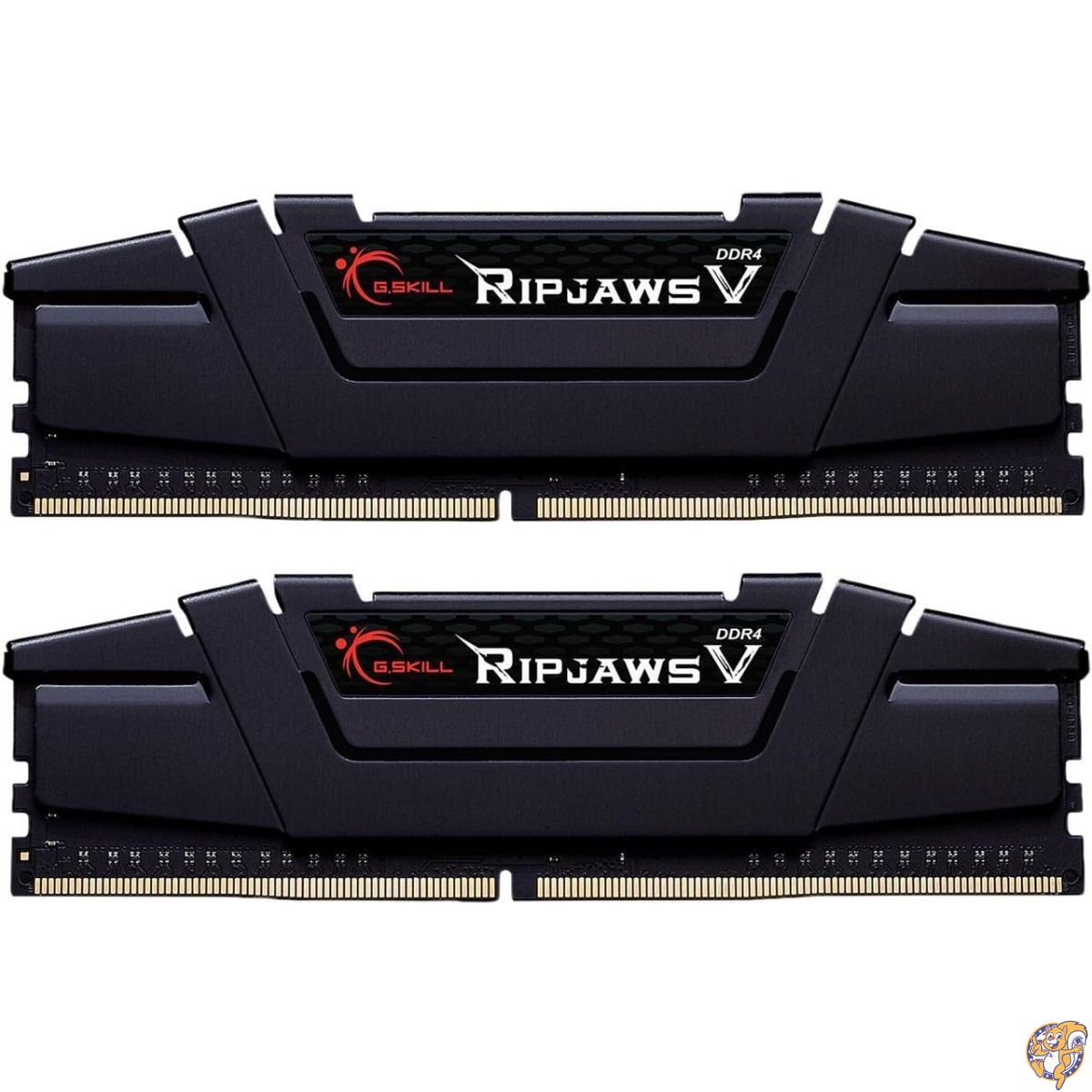 F4-3200C16D-64GVK [Ripjaws V 64GB (32GBx2) DDR4 3200Mhz (PC4-25600) CL16-18-18-38 1.35V Black]