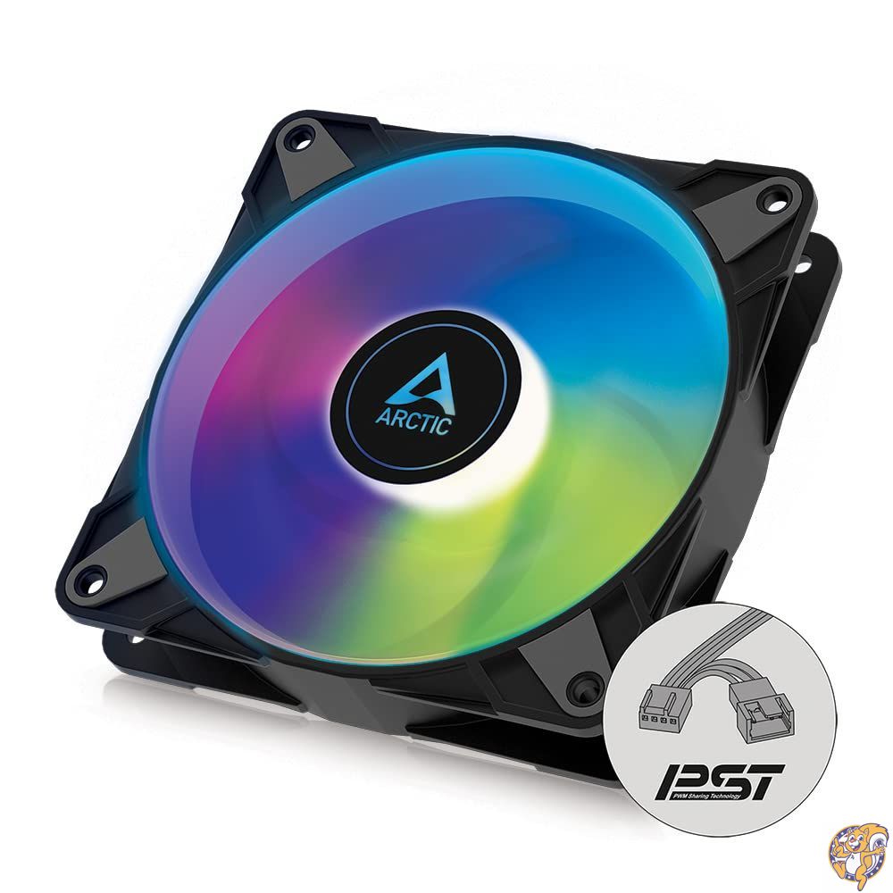 【最大2000円クーポン25日〜】ARCTIC P12 PWM PST A-RGB - PCファン、静圧に最適化された120mm PWMケー..