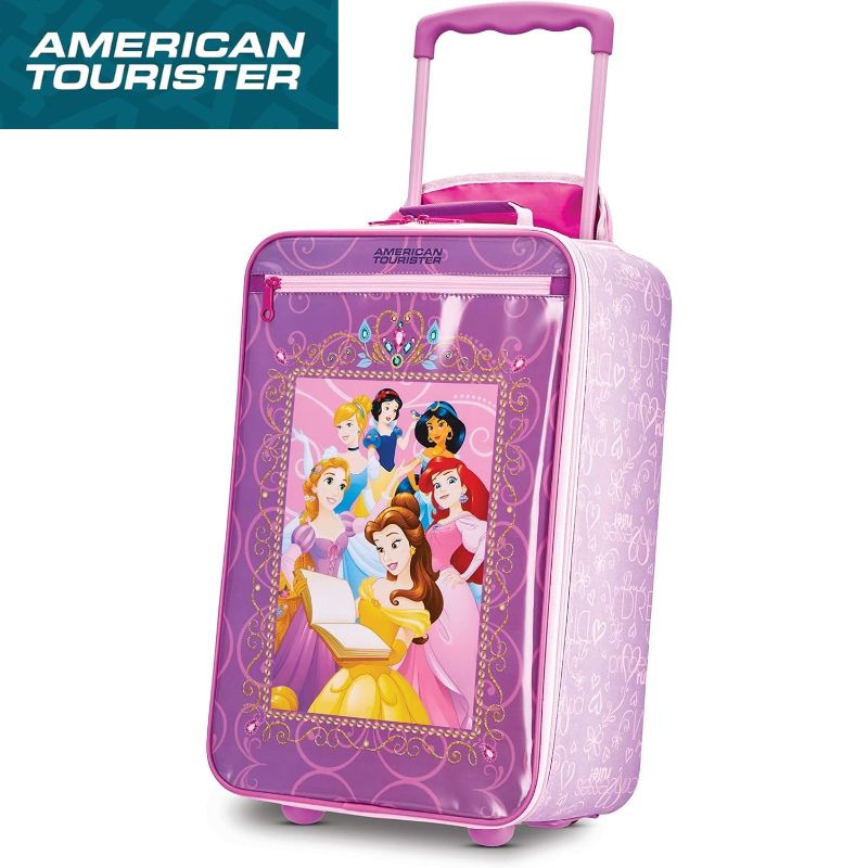 ディズニー プリンセス AMERICAN TOURISTER アメリカンツーリスター キャリーケース スーツケース 約45cm (18インチ) アリエル ベル 白雪姫 ローズ シンデレラ ラプンツェル