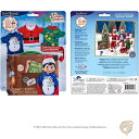 クラウス・クチュール クリスマス パーティー T シャツ (スカウトエルフ用) - クリスマスをテーマにした T シャツ 3 枚とコレクション用ブリキ製スーツケ...