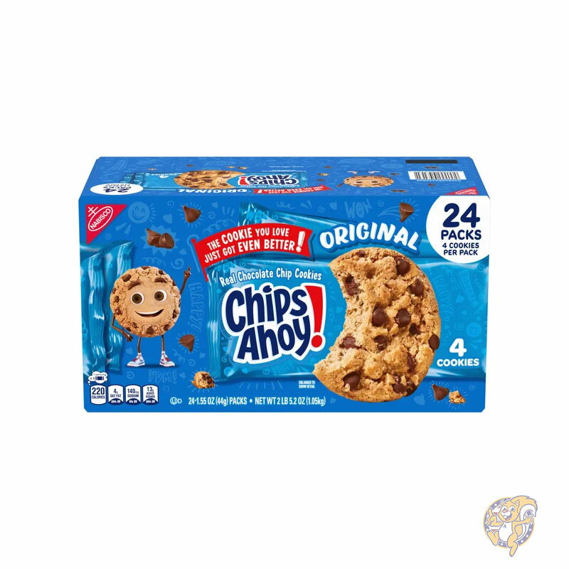 【クーポン配信中】チップス アホイ Chips Ahoy クッキー チョコレートチップ 43g 24 個入り 個包装 まとめ買い 大量 業務用