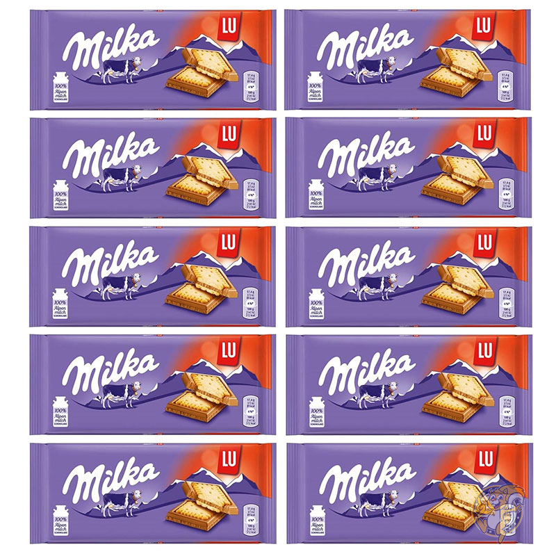 ミルカ LUビスケット 87g（10枚入） お菓子 チョコ Milka ミルカ まとめ買い バレンタイン 義理チョコ 誕生日 ギフト アメリカチョコのサムネイル