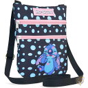 【14-15日限定!1000円クーポン20名様】ディズニー Disney スティッチ ショルダーバッグ 女の子用 リロ アンド スティッチ クロスボディバッグ ブラック