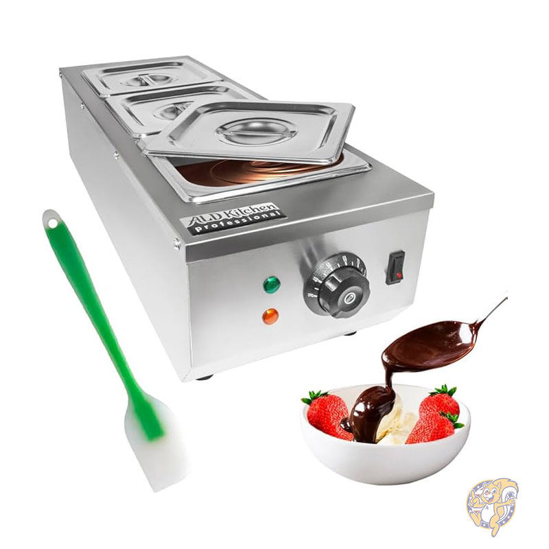 チョコレート溶解ポット チョコテンパリングマシン 家庭用 ベーカリー用 手動チョコレート溶解器 |9 ポ..