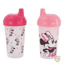 【スーパーセール500円クーポン】ディズニー Disney ミニーマウス シッピーカップ 2個 女の子用ディズニー幼児用シッピーカップ 10オンス 295ml ...