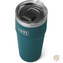 YETI イエティー ランブラー タンブラー 20 オンス 590ml スタッキング可能タンブラー ステンレススチール 真空断熱 マグスライダー蓋付き アガベティール