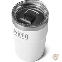 YETI イエティー ランブラー タンブラー 16オンス 470ml スタッキング可能タンブラー 真空断熱 ステンレススチール マグスライダー蓋付き ホワイト