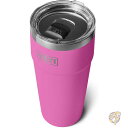 YETI イエティー ランブラー タンブラー 30 オンス 890ml スタッキング可能タンブラー ステンレススチール 真空断熱 マグスライダー蓋付き ワイルドフラワーフクシア