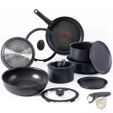ティファール T-fal フライパンセット Ingenio Expertise ノンスティック調理器具セット 14点 IHオーブン ブロイラー対応 500F 取...