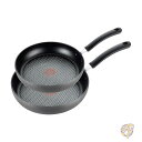 ティファール T-fal フライパンセット アルティメットハードアルマイト加工ノンスティックフライパン2点セット 8インチ 20cm 10インチ 25cm オー...