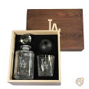 ロサンゼルス ドジャース Los Angeles Dodgers MLB デカンタ セット 15オンス 443ml デキャンタと10オンス 295nl ウイスキ...