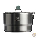 【先着50名様1000円クーポン】Stanley スタンレー Wildfare Go 14ピース ステンレススチール 調理・調理準備セット 折りたたみ式ロックハンドル付き1.65クォート 1.56L ソースパン ボウル 調理器具 まな板 キャンプキッチンの必需品 BPAフリー