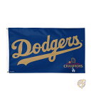 【30日限定500OFFクーポン配信】Los Angeles Dodgers ウィンクラフト 2025 ゴールド コレクション 91cm x 152cm 片面デ...