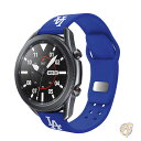 【 先着55名! 2日間限定ゾロ目555円クーポン】Los Angeles Dodgers ロサンゼルス ドジャース 20mm Samsung 対応ウォッチバン...