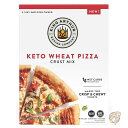 【先着30名様!全品555円OFF】ピザクラスト ミックス 1食分あたり正味炭水化物1gの低炭水化物 簡単に作れる サクサクの歯ごたえ 10.25オンス 290g ミックス 2人分 12インチ 30cm クラスト キングアーサー ケト King Arthur