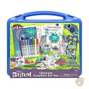 【14-15日限定!1000円クーポン20名様】Disney ディズニー スティッチ キッズ クリエイティブ アクティビティ アート&クラフトケース 70ピース以上 スティッチのクリエイティブな遊びを楽しもう 男の子 女の子 ギフト お絵描き おもちゃ クラ・Z・アート Cra-Z-Art