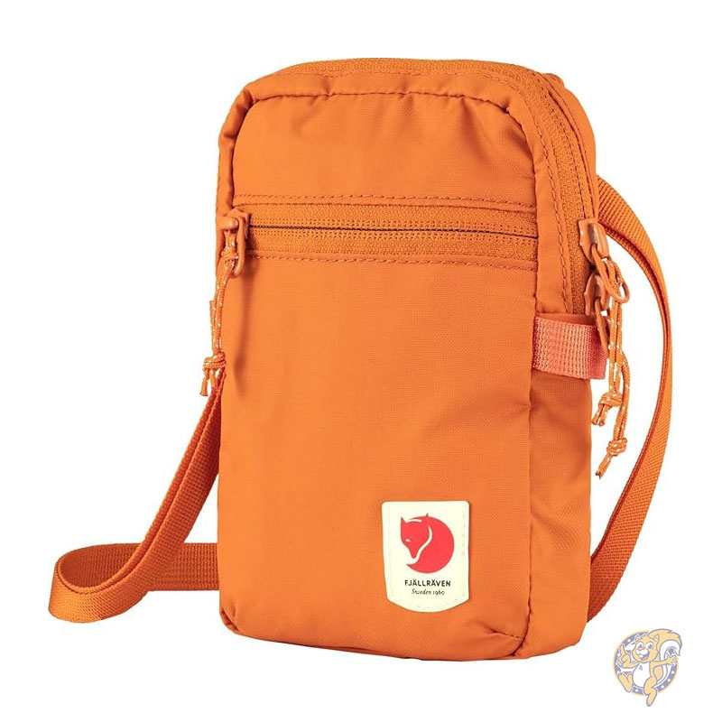 フェールラーベン Fjallraven ハイコースト ポケット ショルダーバッグ クロスボディバッグ サンセットオレンジ