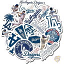 ロサンゼルス ドジャース Los Angeles Dodgers MLB ビニール 防水ステッカー パック 水筒 ノートパソコン 荷物 ギター スケートボード ...