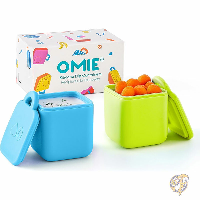 【ポイント3倍20時28時間】OmieBox オミエ お弁当箱 ランチボックス 2個パック 漏れ防止 ディップ容器 ..