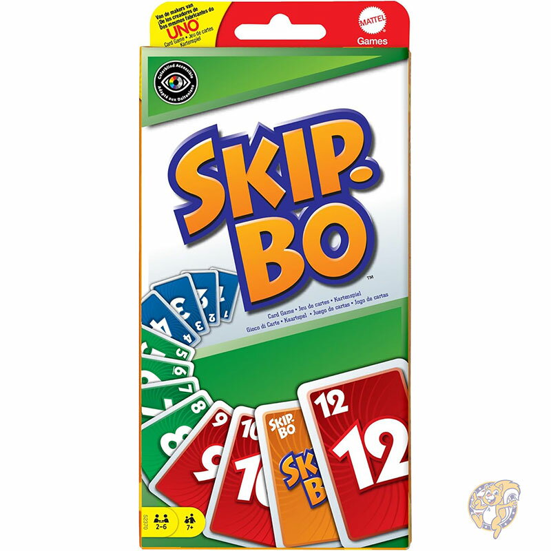 【ポイント3倍4日&5日】スキップボーカードゲーム 対象年齢7歳以上 UNOクリエイターによる カードシークエンシング ファミリーゲーム 52370 Mattel Games マテルゲーム クリスマス