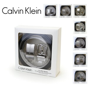 【並行輸入品】 Calvin Klein カルバンクライン リバーシブル4WAYベルト ベルトセット 74139・74140・74405・75611・75612 メンズ ベルト ビジネス 本革 ブランド おしゃれ 大きいサイズ ブラック 黒 ロゴ リバーシブル set