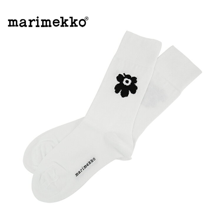 marimekko マリメッコ ソックス Kasvaa Unikko 90982 ウニッコ柄 マリメッコ靴下 レディース 靴下 おしゃれ 柄 ブランド コットン 綿 春 夏 秋 冬 プレゼント ベージュ ハーフソックス 脱げない かわいい 送料無料