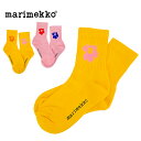 楽天Palms（パームス）marimekko【マリメッコ】 Puikea Unikko One Short ソックス 092036 マリメッコ靴下 レディース 靴下 おしゃれ 柄 ブランド コットン 綿 春 夏 秋 冬 プレゼント ベージュ ハーフソックス 脱げない かわいい 送料無料