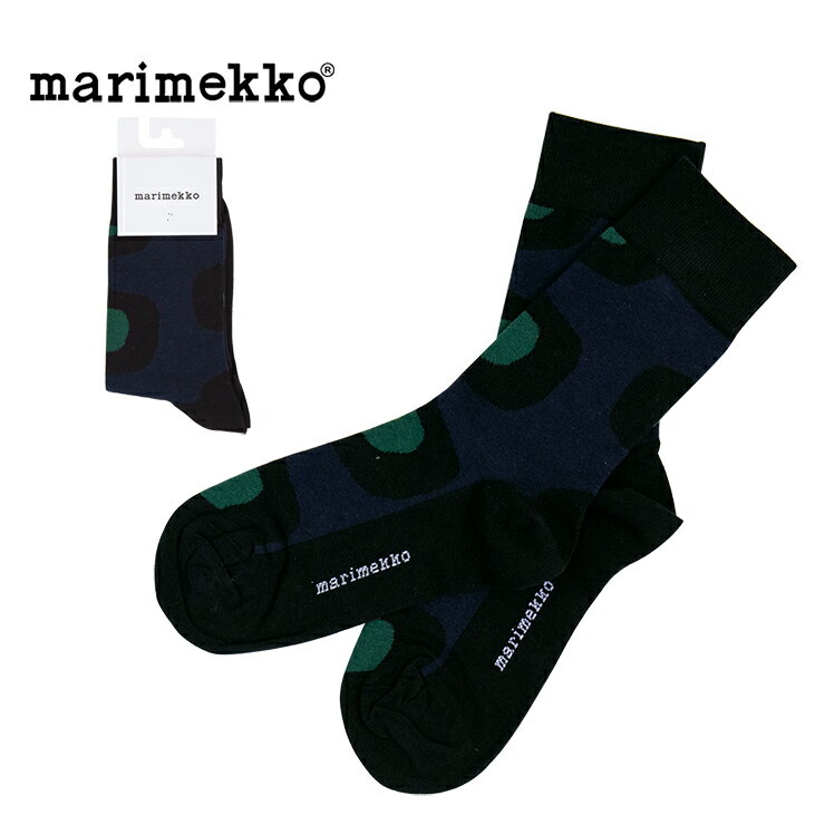 marimekko マリメッコ ソックス Kasvaa Seireeni 092312 マリメッコ靴下 レディース 靴下 おしゃれ 柄 ブランド コットン 綿 春 夏 秋 冬 プレゼント 黒 紺 緑 ブラック グリーン ネイビー 脱げない かわいい 送料無料