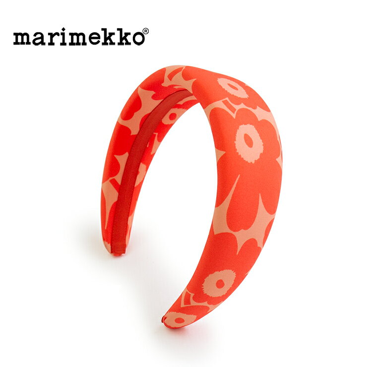 マリメッコ カチューシャ Margget unikko headband 092682 ヘアアクセサリー ヘアバンド ブランド 可愛い かわいい おしゃれ 花柄 北欧 ピンク ホワイト ギフト マリメッコカチューシャ ボリューム 大人 送料無料