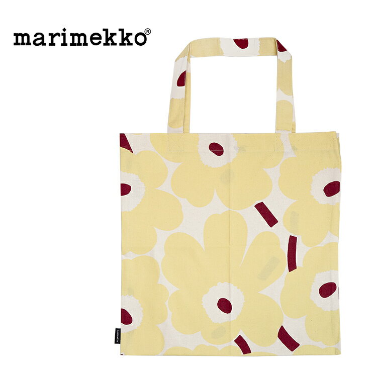 マリメッコ ファブリックバッグ Pieni Unikko 073013 エコバッグ 買い物バッグ 折りたたみ ブランド レディースバッグ おしゃれ 軽い 女の子 女性 バッグ コットン 柄