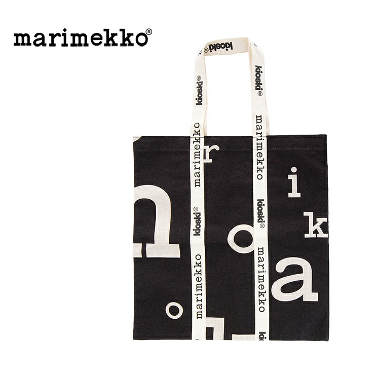 marimekko【マリメッコ】 Carrier Midi Marimerkki ファブリックバッグ 092251 エコバッグ 買い物バッグ 折りたたみ ブランド レディースバッグ おしゃれ 軽い 女の子 女性 バッグ コットン 柄