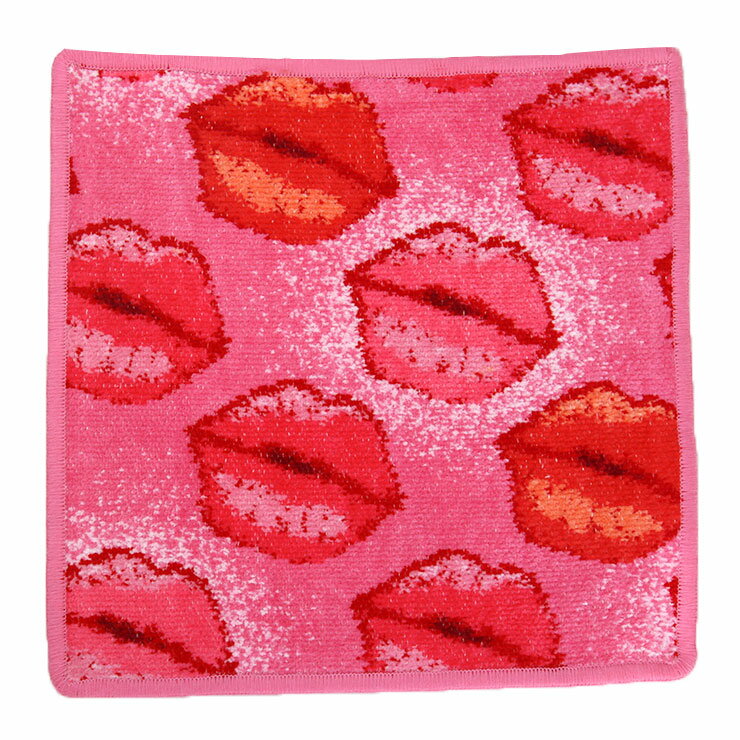 FEILER フェイラー ハンドタオル kiss me ハンカチ レディース 大人 女性 プレゼント ギフト かわいい おしゃれ タオルハンカチ ブランド フェイラーハンドタオル ピンク レッド