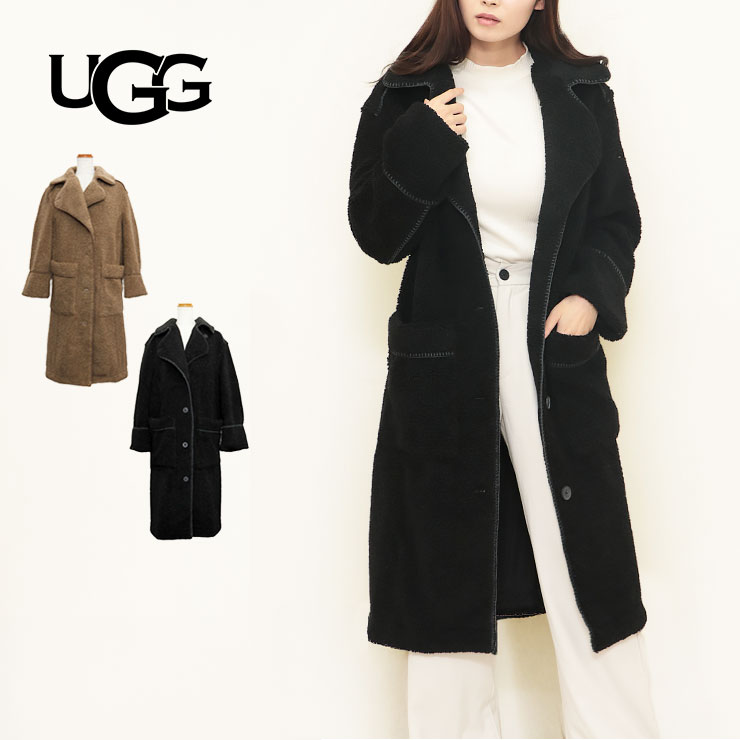 UGG アグ ロングコート　グレー グレー（灰色）系 UGG(アグ) アウター(レディース) - 海外通販のBUYMA
