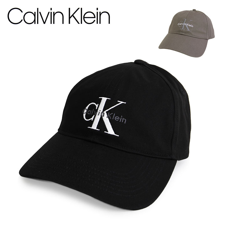 Rakuten - Calvin Klein カルバンクライン ベースボールキャップ 4G5004G キャップ 帽子 ロゴ メンズ レディース 男女兼用 ユニセックス おしゃれ かわいい ブランド シンプル 涼しい キャップ 黒 コットン 調整 調節 可能 綿100％ カジュアル ファッション CK キャップ