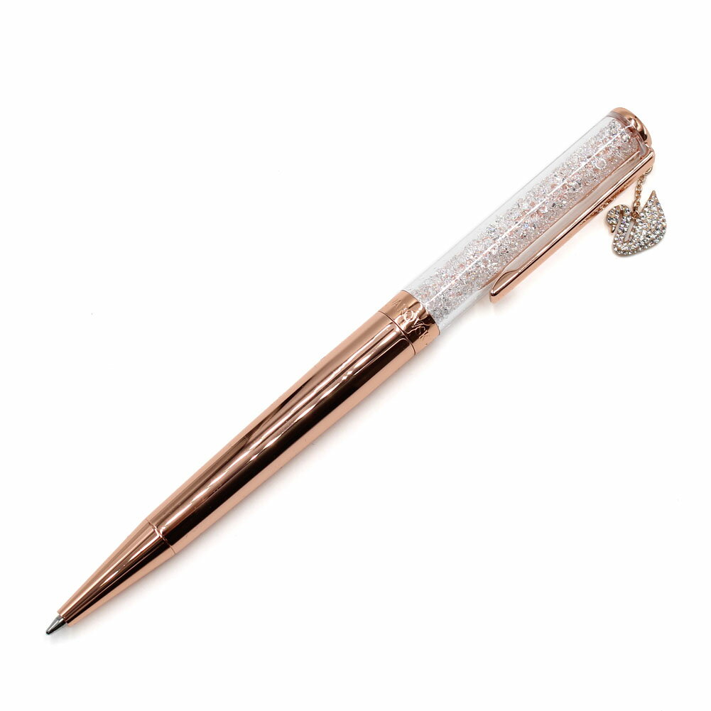SWAROVSKI【スワロフスキー】5479552 ボールペン PEN メンズ レディース　スワンチャーム付き 色 黒 おしゃれ 贈り物 プレゼント かっこいい 書きやすい おしゃれ かわいい ブランド 高級 ボールペン スワロフスキー ケース 化粧箱
