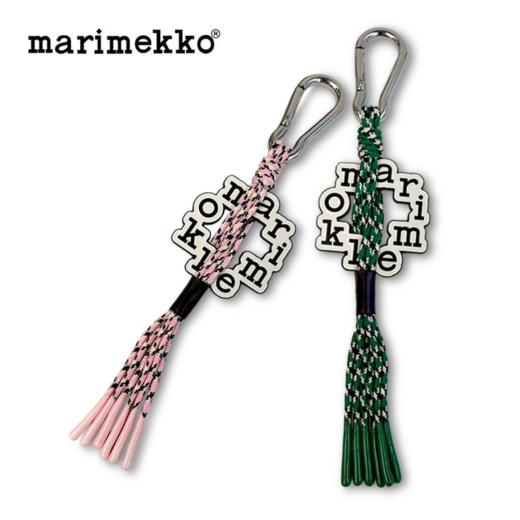 Rakuten - marimekko マリメッコ Leijua キーチェーン 095646 キーホルダー かわいい おしゃれ かっこいい 北欧 ブランド 金具 ひっかけ レディース メンズ 男性 女性 男女兼用 大人 アクセサリー バッグ 鍵 キー
