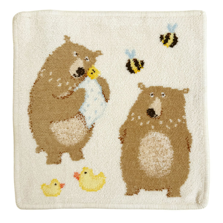 Rakuten - FEILER フェイラー ハンドタオルBEN BEAR FAMILY レディース 女性 プレゼント ギフト かわいい おしゃれ タオルハンカチ ブランド フェイラーハンドタオル コットン 綿 小さい 小さめ 手 抜く タオル