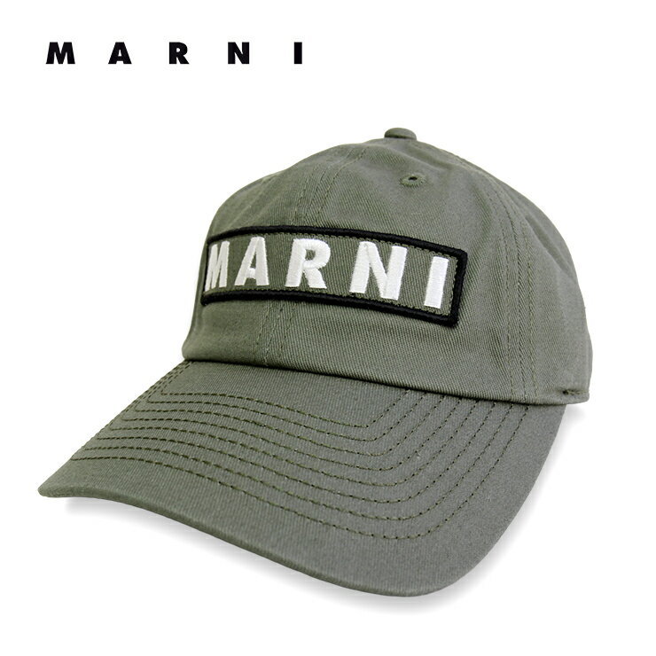Rakuten - MARNI マルニ M01282 ワッペン ベースボールキャップ 帽子 レディース キャップ ベースボール アジャスター 調整可能 ブランド おしゃれ かわいい かっこいい ロゴキャップ コットン 女性 大人 ファッション エレガント カジュアル 紫外線 カット マルニキャップ