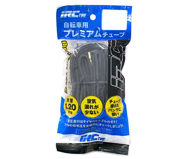 井上ゴム工業 iRC アイアールシー 自転車用チューブ（プレミアムチューブ） WO 22×1 1/2-1 3/4 英式バルブ 3