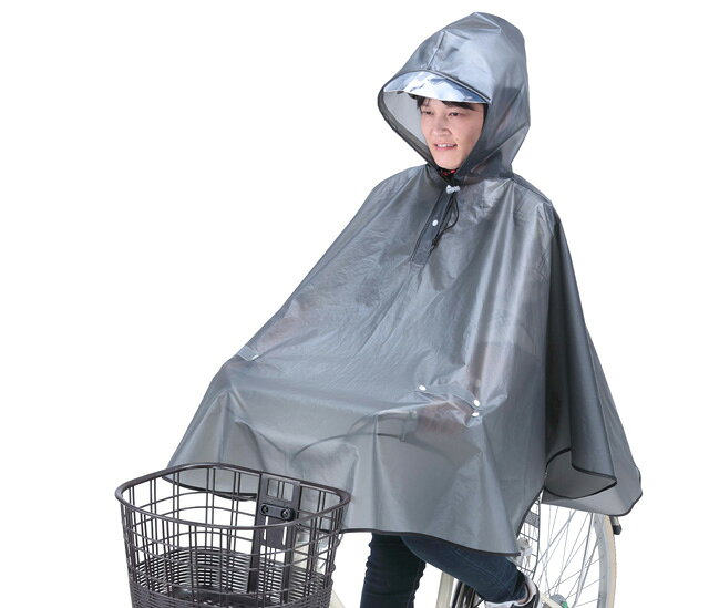 kawasumi カワスミ KW-800GR 膝を雨から守るPEVAレインポンチョ