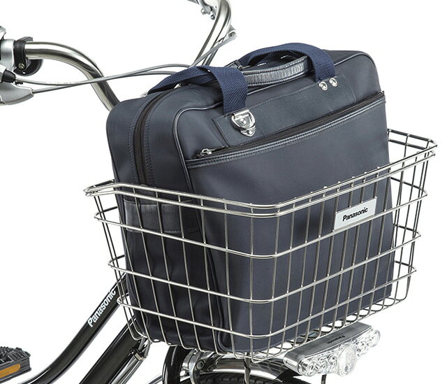 bicycle&life スイッチ楽天市場店のPanasonic パナソニック NSCB218 自転車 カゴ バスケット ステンレスバスケット 自転車バスケット｜アングル3